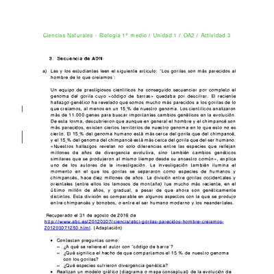 Ciencias Naturales 1 medio-Unidad 1-OA2-Actividad 3 Ciencias Naturales 1 medio-Unidad 1-OA2-Actividad 3