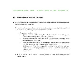 Ciencias Naturales 1 medio-Unidad 1-OA9-Actividad 10 Ciencias Naturales 1 medio-Unidad 1-OA9-Actividad 10