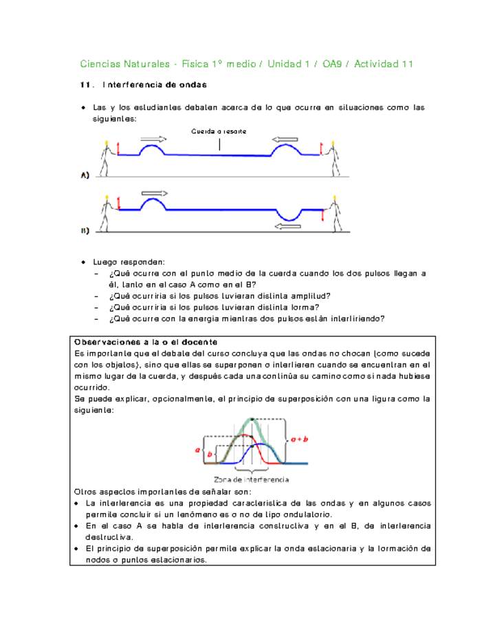 Ciencias Naturales 1 medio-Unidad 1-OA9-Actividad 11 Ciencias Naturales 1 medio-Unidad 1-OA9-Actividad 11