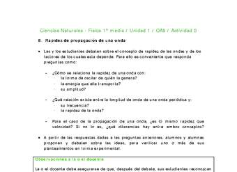 Ciencias Naturales 1 medio-Unidad 1-OA9-Actividad 8 Ciencias Naturales 1 medio-Unidad 1-OA9-Actividad 8