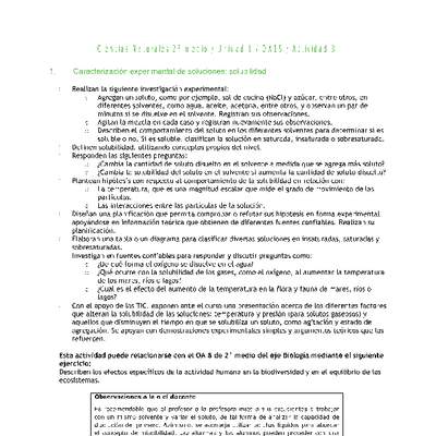 Ciencias Naturales 2 medio-Unidad 1-OA15-Actividad 3 Ciencias Naturales 2 medio-Unidad 1-OA15-Actividad 3