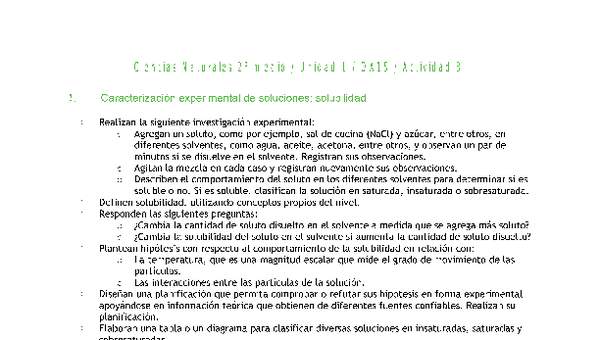 Ciencias Naturales 2 medio-Unidad 1-OA15-Actividad 3 Ciencias Naturales 2 medio-Unidad 1-OA15-Actividad 3
