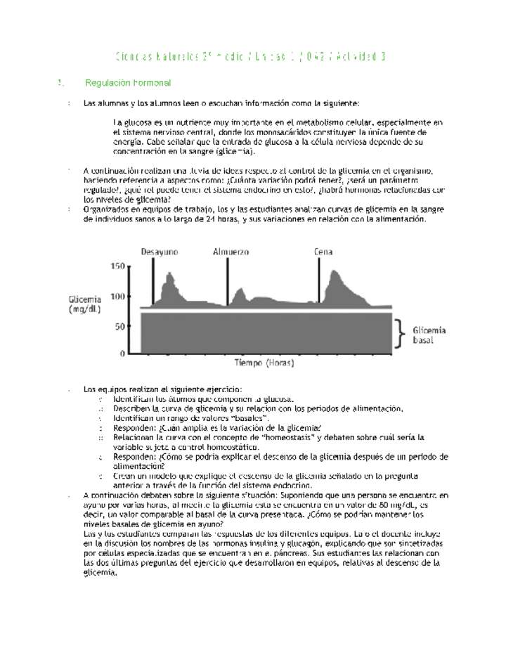 Ciencias Naturales 2 medio-Unidad 1-OA2-Actividad 3 Ciencias Naturales 2 medio-Unidad 1-OA2-Actividad 3