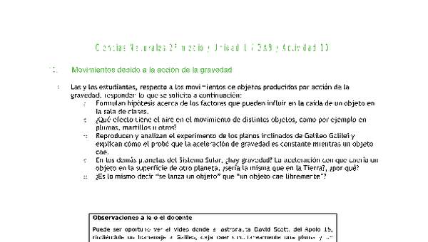 Ciencias Naturales 2 medio-Unidad 1-OA9-Actividad 10 Ciencias Naturales 2 medio-Unidad 1-OA9-Actividad 10