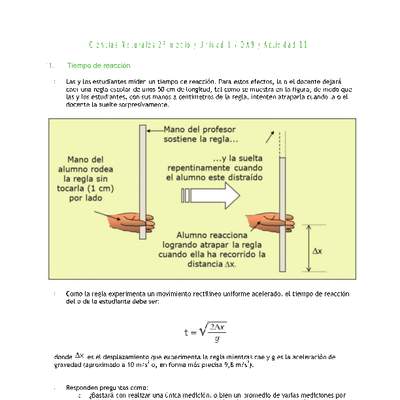 Ciencias Naturales 2 medio-Unidad 1-OA9-Actividad 11 Ciencias Naturales 2 medio-Unidad 1-OA9-Actividad 11