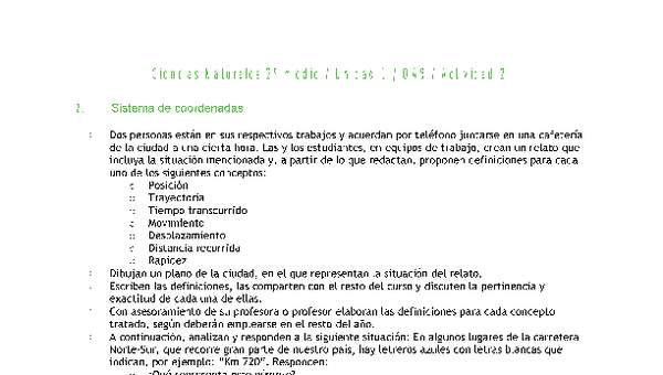 Ciencias Naturales 2 medio-Unidad 1-OA9-Actividad 2 Ciencias Naturales 2 medio-Unidad 1-OA9-Actividad 2