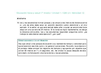 Educación Física 1 medio-Unidad 1-OA1;2-Actividad 10 Educación Física 1 medio-Unidad 1-OA1;2-Actividad 10