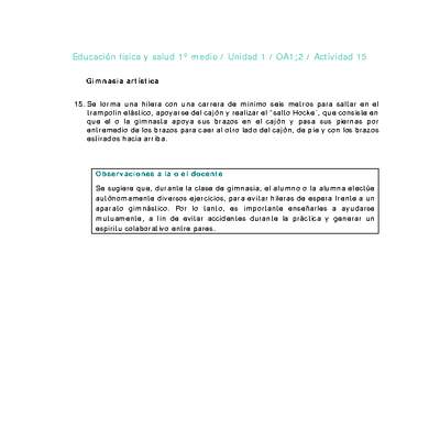 Educación Física 1 medio-Unidad 1-OA1;2-Actividad 15 Educación Física 1 medio-Unidad 1-OA1;2-Actividad 15