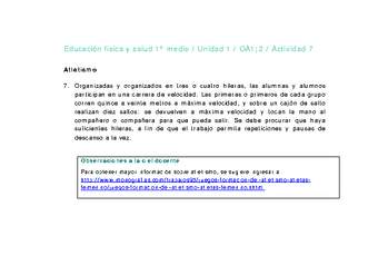 Educación Física 1 medio-Unidad 1-OA1;2-Actividad 7 Educación Física 1 medio-Unidad 1-OA1;2-Actividad 7