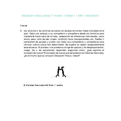 Educación Física 1 medio-Unidad 1-OA3-Actividad 2 Educación Física 1 medio-Unidad 1-OA3-Actividad 2