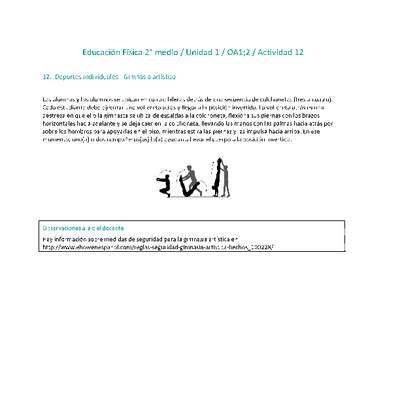 Educación Física 2 medio-Unidad 1-OA1;2-Actividad 12 Educación Física 2 medio-Unidad 1-OA1;2-Actividad 12