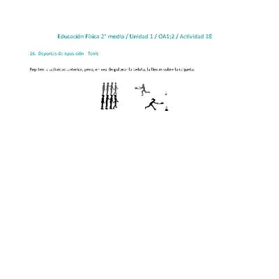 Educación Física 2 medio-Unidad 1-OA1;2-Actividad 18 Educación Física 2 medio-Unidad 1-OA1;2-Actividad 18