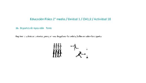 Educación Física 2 medio-Unidad 1-OA1;2-Actividad 18 Educación Física 2 medio-Unidad 1-OA1;2-Actividad 18