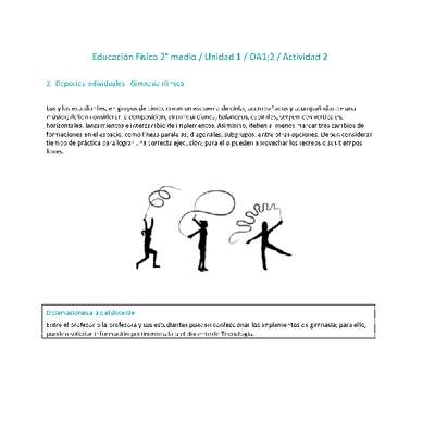 Educación Física 2 medio-Unidad 1-OA1;2-Actividad 2 Educación Física 2 medio-Unidad 1-OA1;2-Actividad 2