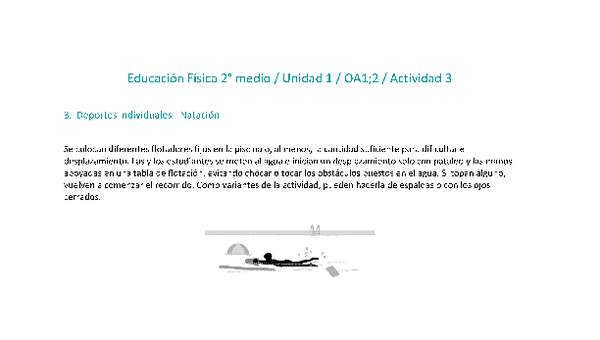 Educación Física 2 medio-Unidad 1-OA1;2-Actividad 3 Educación Física 2 medio-Unidad 1-OA1;2-Actividad 3