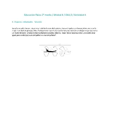 Educación Física 2 medio-Unidad 1-OA1;2-Actividad 4 Educación Física 2 medio-Unidad 1-OA1;2-Actividad 4