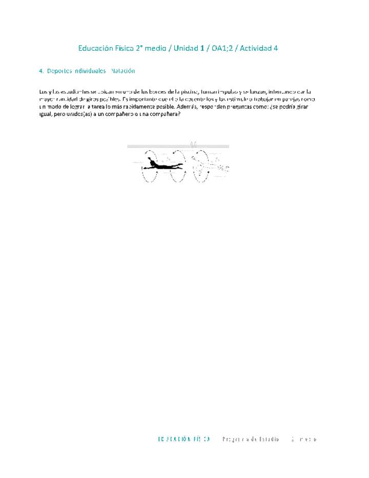 Educación Física 2 medio-Unidad 1-OA1;2-Actividad 4 Educación Física 2 medio-Unidad 1-OA1;2-Actividad 4