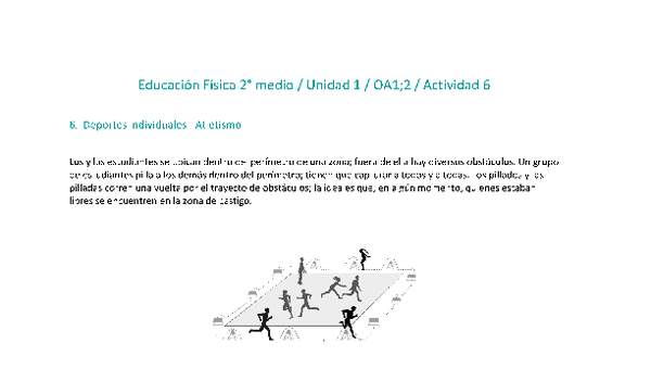 Educación Física 2 medio-Unidad 1-OA1;2-Actividad 6 Educación Física 2 medio-Unidad 1-OA1;2-Actividad 6