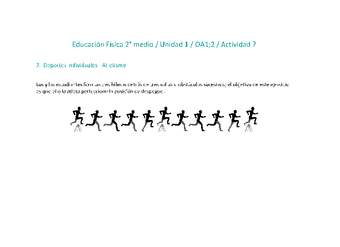 Educación Física 2 medio-Unidad 1-OA1;2-Actividad 7 Educación Física 2 medio-Unidad 1-OA1;2-Actividad 7