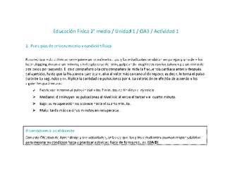 Educación Física 2 medio-Unidad 1-OA3-Actividad 1 Educación Física 2 medio-Unidad 1-OA3-Actividad 1