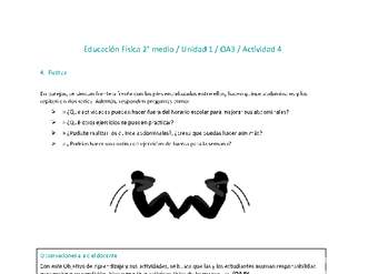 Educación Física 2 medio-Unidad 1-OA3-Actividad 4 Educación Física 2 medio-Unidad 1-OA3-Actividad 4