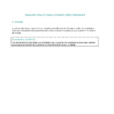 Educación Física 2 medio-Unidad 1-OA3-Actividad 6 Educación Física 2 medio-Unidad 1-OA3-Actividad 6