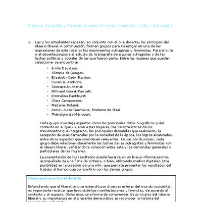 Historia 1 medio-Unidad 1-OA1-Actividad 1 Historia 1 medio-Unidad 1-OA1-Actividad 1