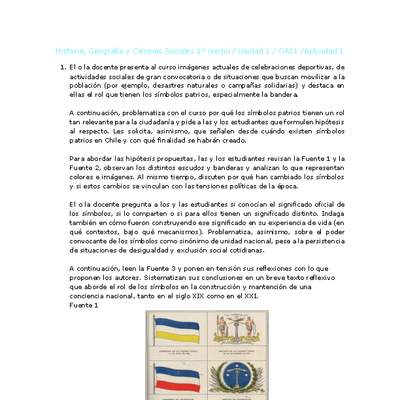 Historia 1 medio-Unidad 1-OA11-Actividad 1 Historia 1 medio-Unidad 1-OA11-Actividad 1
