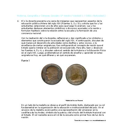 Historia 1 medio-Unidad 1-OA11-Actividad 2 Historia 1 medio-Unidad 1-OA11-Actividad 2