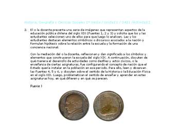 Historia 1 medio-Unidad 1-OA11-Actividad 2 Historia 1 medio-Unidad 1-OA11-Actividad 2