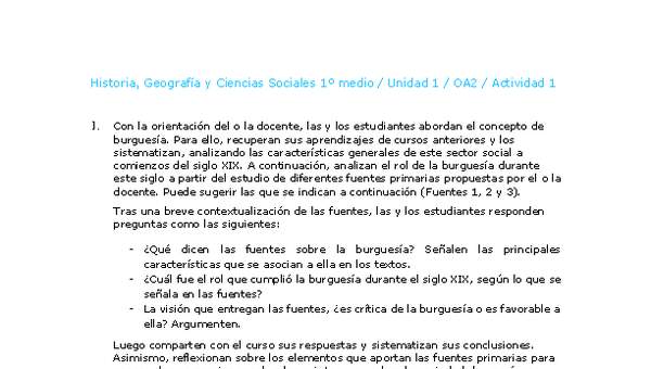 Historia 1 medio-Unidad 1-OA2-Actividad 1