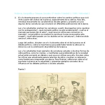 Historia 1 medio-Unidad 1-OA9-Actividad 2 Historia 1 medio-Unidad 1-OA9-Actividad 2
