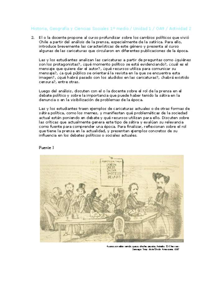 Historia 1 medio-Unidad 1-OA9-Actividad 2 Historia 1 medio-Unidad 1-OA9-Actividad 2