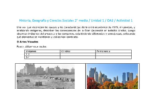 Historia 2 medio-Unidad 1-OA2-Actividad 1 Historia 2 medio-Unidad 1-OA2-Actividad 1