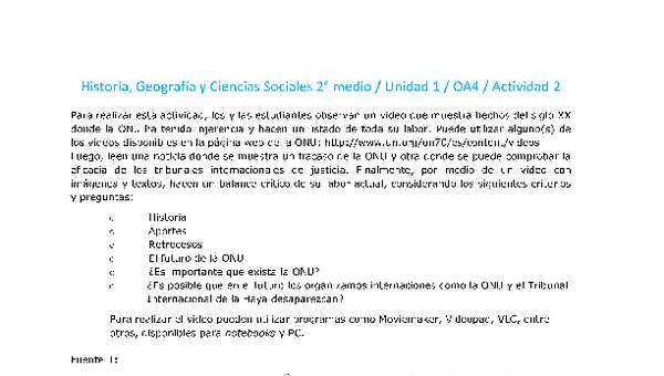 Historia 2 medio-Unidad 1-OA4-Actividad 2 Historia 2 medio-Unidad 1-OA4-Actividad 2