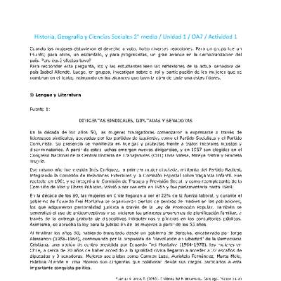 Historia 2 medio-Unidad 1-OA7-Actividad 1 Historia 2 medio-Unidad 1-OA7-Actividad 1