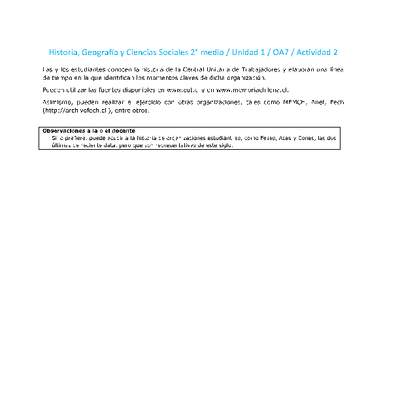 Historia 2 medio-Unidad 1-OA7-Actividad 2 Historia 2 medio-Unidad 1-OA7-Actividad 2