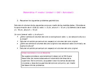 Matemática 1 medio-Unidad 1-OA7-Actividad 3 Matemática 1 medio-Unidad 1-OA7-Actividad 3
