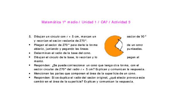 Matemática 1 medio-Unidad 1-OA7-Actividad 5 Matemática 1 medio-Unidad 1-OA7-Actividad 5