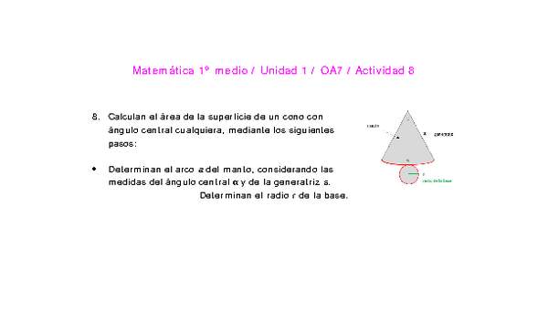 Matemática 1 medio-Unidad 1-OA7-Actividad 8 Matemática 1 medio-Unidad 1-OA7-Actividad 8