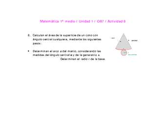 Matemática 1 medio-Unidad 1-OA7-Actividad 8 Matemática 1 medio-Unidad 1-OA7-Actividad 8