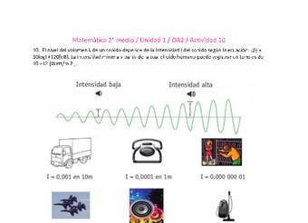 Matemática 2 medio-Unidad 1-OA2-Actividad 10 Matemática 2 medio-Unidad 1-OA2-Actividad 10