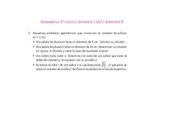 Matemática 2 medio-Unidad 1-OA7-Actividad 3 Matemática 2 medio-Unidad 1-OA7-Actividad 3