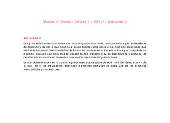 Artes Musicales 1 medio-Unidad 1-OA1;7-Actividad 3 Artes Musicales 1 medio-Unidad 1-OA1;7-Actividad 3