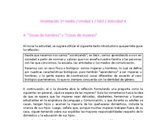 Orientación 1 medio-Unidad 1-OA2-Actividad 4 Orientación 1 medio-Unidad 1-OA2-Actividad 4