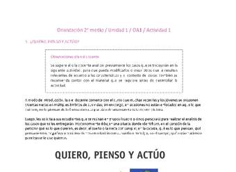 Orientación 2 medio-Unidad 1-OA1-Actividad 1 Orientación 2 medio-Unidad 1-OA1-Actividad 1