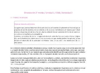 Orientación 2 medio-Unidad 1-OA1-Actividad 2 Orientación 2 medio-Unidad 1-OA1-Actividad 2