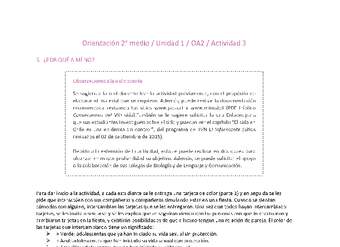 Orientación 2 medio-Unidad 1-OA2-Actividad 3 Orientación 2 medio-Unidad 1-OA2-Actividad 3