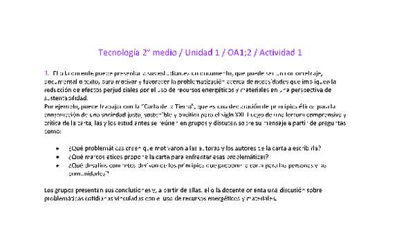 EduTec 2 medio-Unidad 1-OA1;2-Actividad 1 EduTec 2 medio-Unidad 1-OA1;2-Actividad 1