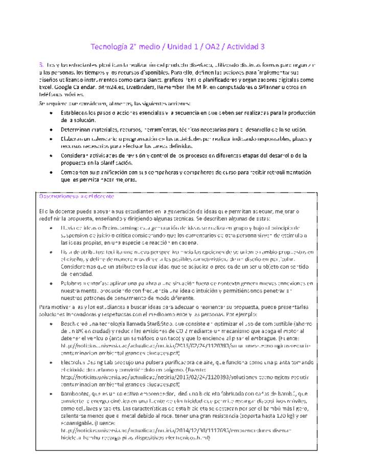 EduTec 2 medio-Unidad 1-OA2-Actividad 3 EduTec 2 medio-Unidad 1-OA2-Actividad 3